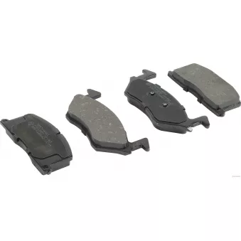Jeu de 4 plaquettes de frein avant HERTH+BUSS JAKOPARTS