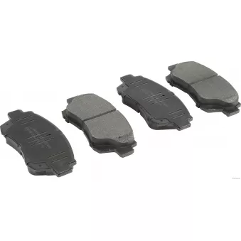 Jeu de 4 plaquettes de frein avant HERTH+BUSS JAKOPARTS J3602060