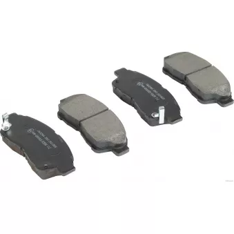 Jeu de 4 plaquettes de frein avant HERTH+BUSS JAKOPARTS J3602064