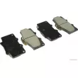 Jeu de 4 plaquettes de frein avant HERTH+BUSS JAKOPARTS J3602071 - Visuel 1
