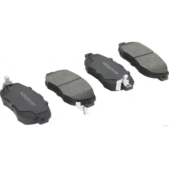 Jeu de 4 plaquettes de frein avant HERTH+BUSS JAKOPARTS