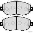 Jeu de 4 plaquettes de frein avant HERTH+BUSS JAKOPARTS J3602072 - Visuel 2