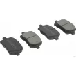 Jeu de 4 plaquettes de frein avant HERTH+BUSS JAKOPARTS J3602081 - Visuel 1