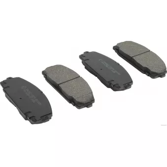 Jeu de 4 plaquettes de frein avant HERTH+BUSS JAKOPARTS