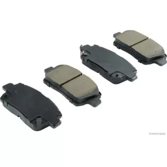 Jeu de 4 plaquettes de frein avant HERTH+BUSS JAKOPARTS
