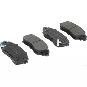 Jeu de 4 plaquettes de frein avant HERTH+BUSS JAKOPARTS J3602089