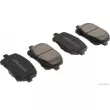 Jeu de 4 plaquettes de frein avant HERTH+BUSS JAKOPARTS J3602090 - Visuel 1