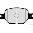 Jeu de 4 plaquettes de frein avant HERTH+BUSS JAKOPARTS J3602091 - Visuel 2