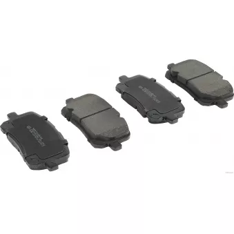 Jeu de 4 plaquettes de frein avant HERTH+BUSS JAKOPARTS