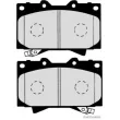 Jeu de 4 plaquettes de frein avant HERTH+BUSS JAKOPARTS J3602097 - Visuel 2