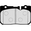 Jeu de 4 plaquettes de frein avant HERTH+BUSS JAKOPARTS J3602103 - Visuel 2