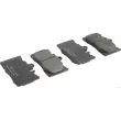 Jeu de 4 plaquettes de frein avant HERTH+BUSS JAKOPARTS J3602111 - Visuel 1