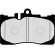 Jeu de 4 plaquettes de frein avant HERTH+BUSS JAKOPARTS J3602111 - Visuel 2