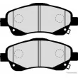 Jeu de 4 plaquettes de frein avant HERTH+BUSS JAKOPARTS J3602112 - Visuel 2