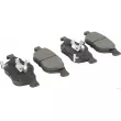 Jeu de 4 plaquettes de frein avant HERTH+BUSS JAKOPARTS J3602115 - Visuel 1