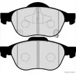 Jeu de 4 plaquettes de frein avant HERTH+BUSS JAKOPARTS J3602115 - Visuel 2