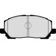 Jeu de 4 plaquettes de frein avant HERTH+BUSS JAKOPARTS J3602116 - Visuel 2