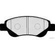 Jeu de 4 plaquettes de frein avant HERTH+BUSS JAKOPARTS J3602119 - Visuel 2