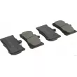 Jeu de 4 plaquettes de frein avant HERTH+BUSS JAKOPARTS J3602120 - Visuel 1