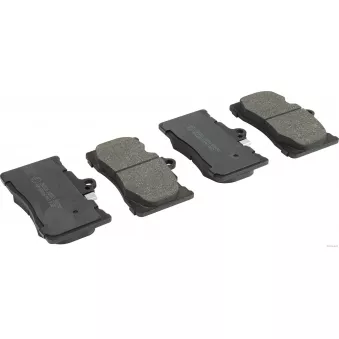 Jeu de 4 plaquettes de frein avant HERTH+BUSS JAKOPARTS