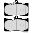 Jeu de 4 plaquettes de frein avant HERTH+BUSS JAKOPARTS J3602120 - Visuel 2