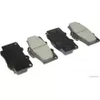 Jeu de 4 plaquettes de frein avant HERTH+BUSS JAKOPARTS J3602121 - Visuel 1