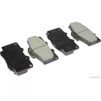 Jeu de 4 plaquettes de frein avant HERTH+BUSS JAKOPARTS J3602121