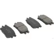 Jeu de 4 plaquettes de frein avant HERTH+BUSS JAKOPARTS J3602123 - Visuel 1