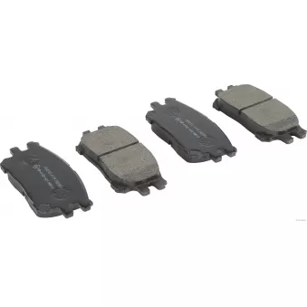 Jeu de 4 plaquettes de frein avant HERTH+BUSS JAKOPARTS