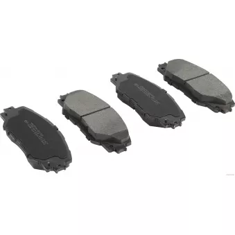 Jeu de 4 plaquettes de frein avant HERTH+BUSS JAKOPARTS J3602124