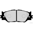 Jeu de 4 plaquettes de frein avant HERTH+BUSS JAKOPARTS J3602126 - Visuel 2