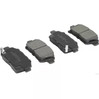 Jeu de 4 plaquettes de frein avant HERTH+BUSS JAKOPARTS