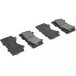 Jeu de 4 plaquettes de frein avant HERTH+BUSS JAKOPARTS J3602129 - Visuel 1