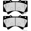 Jeu de 4 plaquettes de frein avant HERTH+BUSS JAKOPARTS J3602129 - Visuel 2