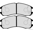 Jeu de 4 plaquettes de frein avant HERTH+BUSS JAKOPARTS J3603031 - Visuel 2