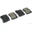 Jeu de 4 plaquettes de frein avant HERTH+BUSS JAKOPARTS J3603032 - Visuel 1