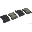 Jeu de 4 plaquettes de frein avant HERTH+BUSS JAKOPARTS J3603035 - Visuel 1