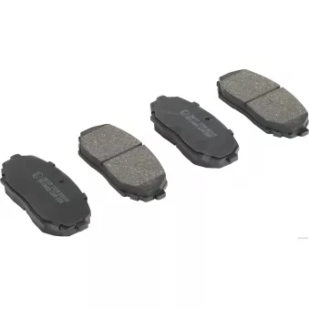 Jeu de 4 plaquettes de frein avant HERTH+BUSS JAKOPARTS