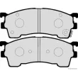Jeu de 4 plaquettes de frein avant HERTH+BUSS JAKOPARTS J3603038 - Visuel 2