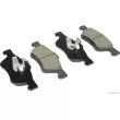 Jeu de 4 plaquettes de frein avant HERTH+BUSS JAKOPARTS J3603042 - Visuel 1