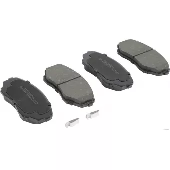 Jeu de 4 plaquettes de frein avant HERTH+BUSS JAKOPARTS