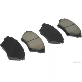 Jeu de 4 plaquettes de frein avant HERTH+BUSS JAKOPARTS
