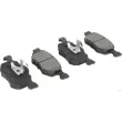 Jeu de 4 plaquettes de frein avant HERTH+BUSS JAKOPARTS J3603057 - Visuel 1