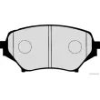 Jeu de 4 plaquettes de frein avant HERTH+BUSS JAKOPARTS J3603066 - Visuel 2