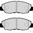 Jeu de 4 plaquettes de frein avant HERTH+BUSS JAKOPARTS J3604003 - Visuel 2