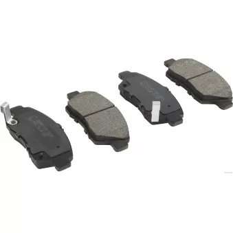 Jeu de 4 plaquettes de frein avant HERTH+BUSS JAKOPARTS