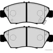 Jeu de 4 plaquettes de frein avant HERTH+BUSS JAKOPARTS J3604005 - Visuel 2
