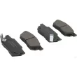 Jeu de 4 plaquettes de frein avant HERTH+BUSS JAKOPARTS J3604019 - Visuel 1
