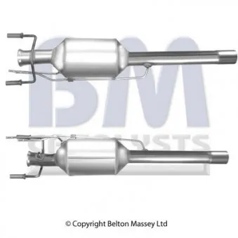 Filtre à particules / à suie, échappement BM CATALYSTS BM11180P