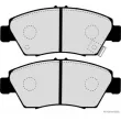 Jeu de 4 plaquettes de frein avant HERTH+BUSS JAKOPARTS J3604033 - Visuel 2